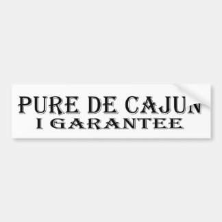 Coche Pegatina para el parachoques Pure De Cajun