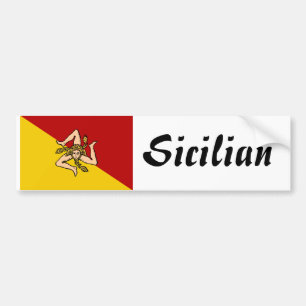 Coche Pegatina para el parachoques siciliana