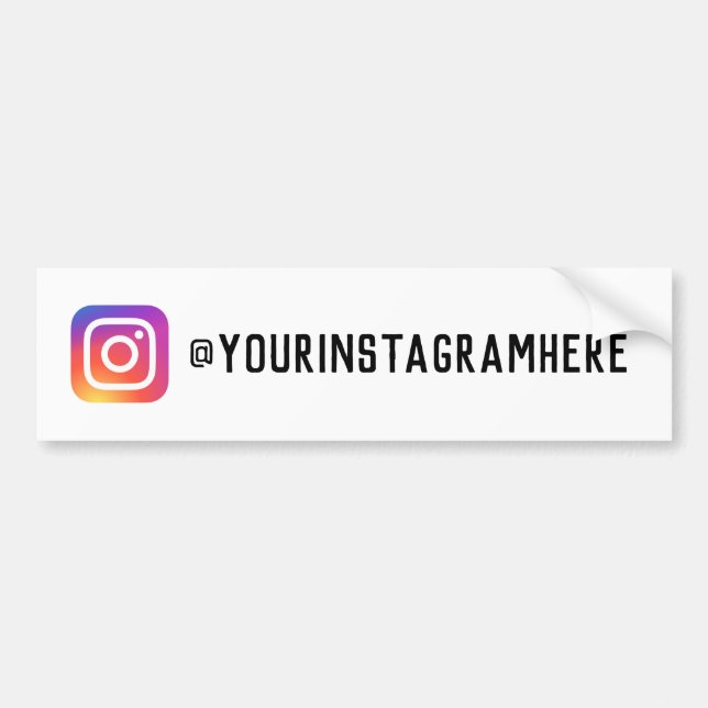 Coche pegatina para el parachoques social del (Frente)