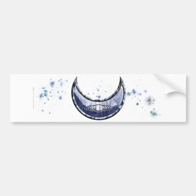 Coche Pegatina para el parachoques vertical de Cresent (Frente)