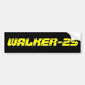 Coche Pegatina para el parachoques WALKER-25