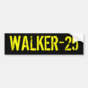 Coche Pegatina para el parachoques WALKER-25