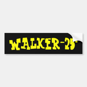 Coche Pegatina para el parachoques WALKER-25