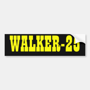 Coche Pegatina para el parachoques WALKER-25