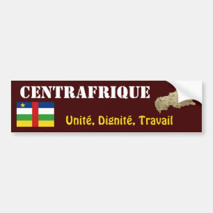 Coche Pegatina para parachoques con bandera y mapa de Ce