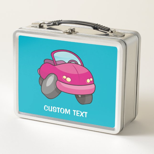 Coche Personalizado rosa (Anverso)