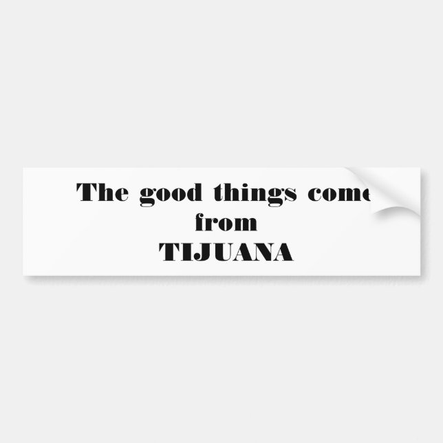 Coche Plantilla de la pegatina para el parachoques (Frente)