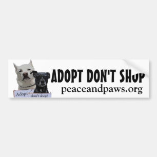 Coche PNP Adopt no hacen compras pegatina para el