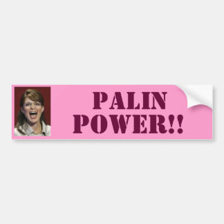 Coche ¡Poder de Palin!! - Pegatina para el parachoques