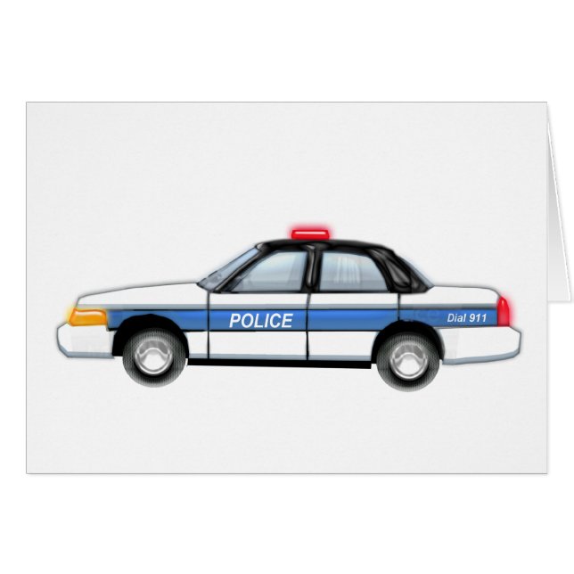 Coche policía orgulloso (Anverso (Horizontal))