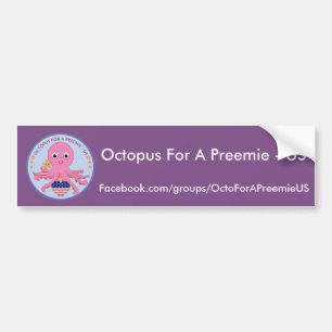 Coche Pulpo de la pegatina para el parachoques para un