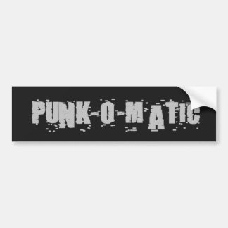 Coche Punk-o-Matic 1 pegatina para el parachoques del