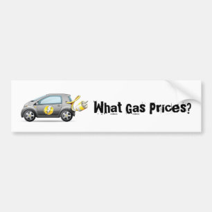 Coche ¿Qué precios de la gasolina? Pegatina para el