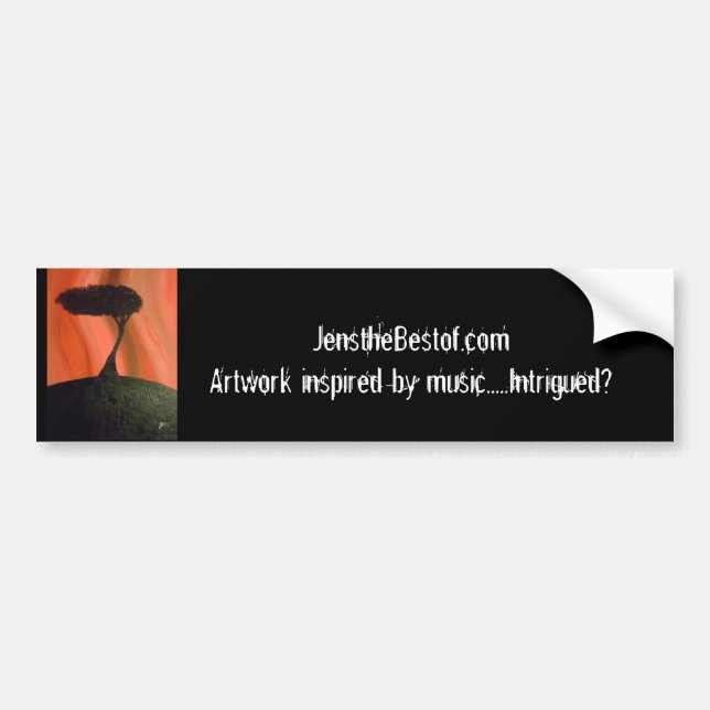 Coche Qué veo a la pegatina para el parachoques (Frente)