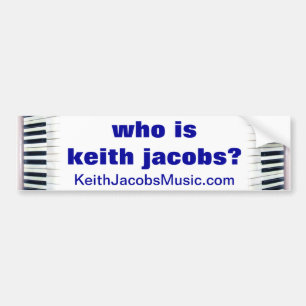 Coche Quién es pegatina para el parachoques de Keith