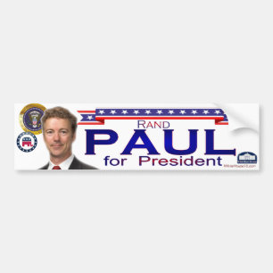 Coche Rand Paul para el presidente pegatina para el