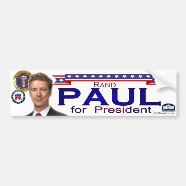 Coche Rand Paul para el presidente pegatina para el (Frente)