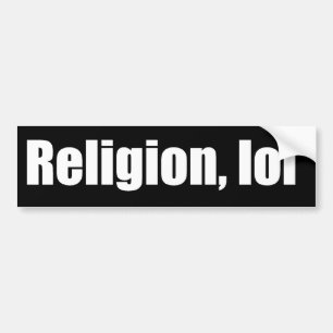 Coche Religión, pegatina para el parachoques del lol