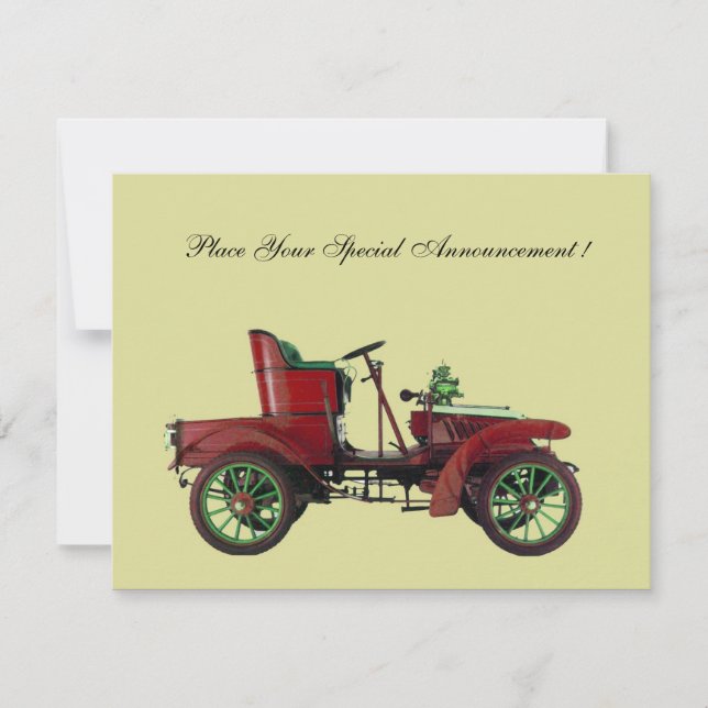 COCHE RETRO , RESTAURACIÓN AUTOMÁTICA (Anverso)