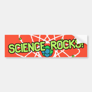 Coche ¡Rocas de la ciencia! Pegatina para el parachoque