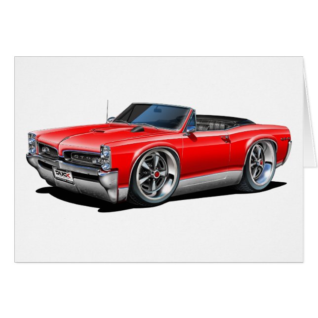 Coche rojo GTO 1966/67 (Anverso (Horizontal))