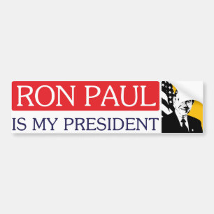 Coche Ron Paul es mi presidente pegatina para el