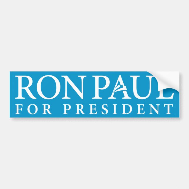 Coche Ron Paul para el presidente pegatina para el (Frente)