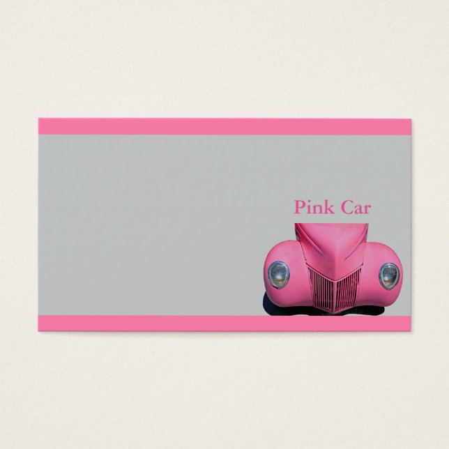Coche rosa (Frente)