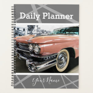 Coche Rosa Antiguo - Planificador Diario- HAMbWG