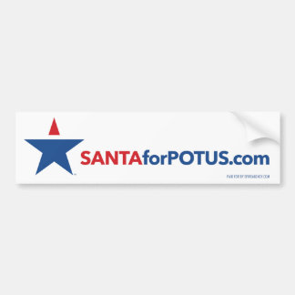 Coche "Santa para Potus" 11" x 3" pegatina para el