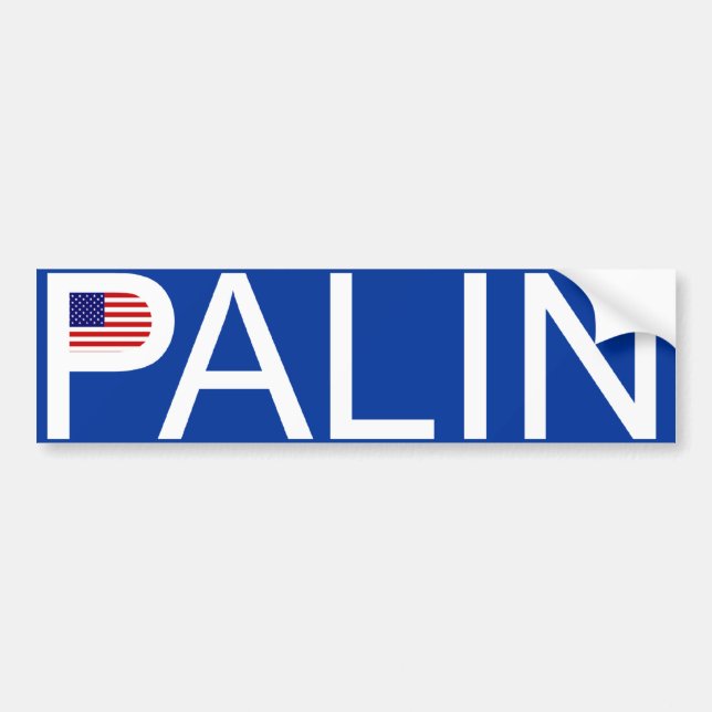 Coche Sarah Palin - pegatina para el parachoques de la (Frente)