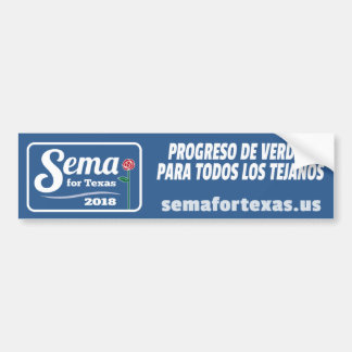 Coche Sema para la pegatina para el parachoques 2018 de