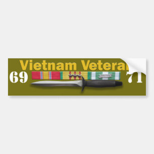 Coche Servicio del veterano de Vietnam - pegatina para