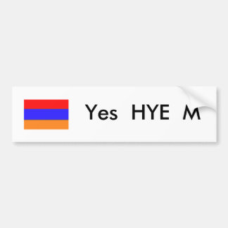 Coche Sí Hye M - pegatina para el parachoques
