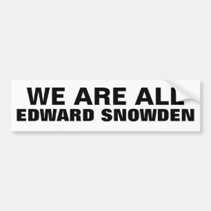 Coche SOMOS TODO EL EDWARD SNOWDEN - pegatina para el