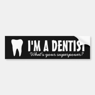 Coche Soy dentista cuál es usted pegatina para el