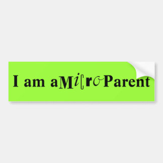 Coche Soy pegatina para el parachoques micro del padre