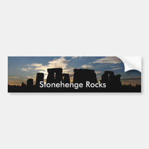 Coche Stonehenge oscila a la pegatina para el