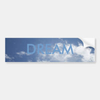 SUEÑO EN PEGATINA PARA EL PARACHOQUES DE LAS NUBES