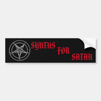 Coche Synths para el pegatina de Satan