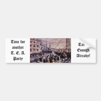Coche T.E.A. Pegatina para el parachoques