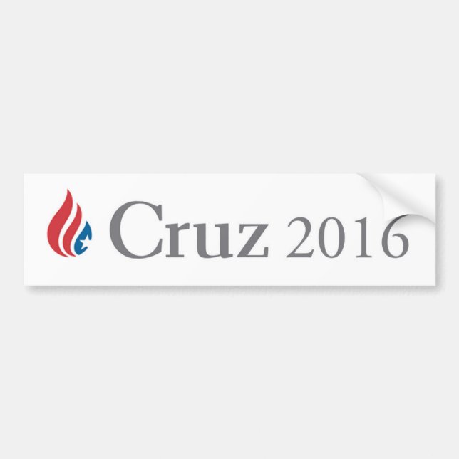Coche Ted Cruz para la pegatina para el parachoques 2016 (Frente)