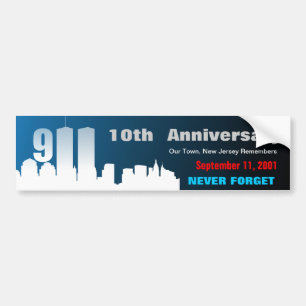 Coche Th del 9 /11 de septiembre de 11 - pegatina para