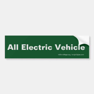Coche Todo el vehículo eléctrico - pegatina para el