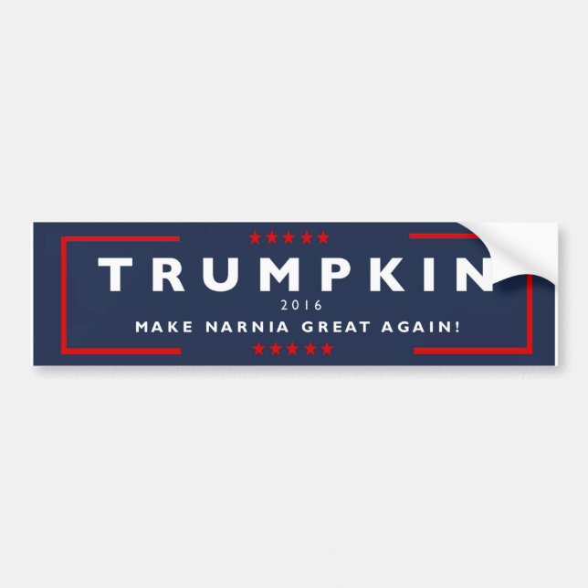 Coche Trumpkin para la pegatina para el parachoques 2016 (Frente)