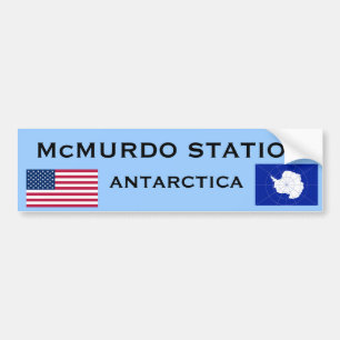 Coche U.S. - Pegatina para el parachoques de McMurdo la