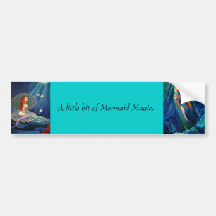 Coche Un poco de la magia de la sirena - pegatina para