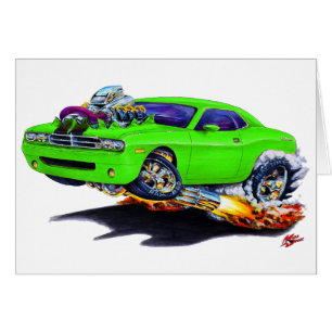Coche verde 2008-10 del desafiador