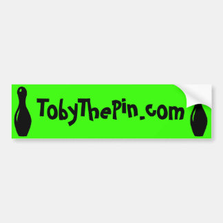 Coche Verde de TobyThePin.com de la pegatina para el