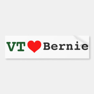 Coche Vermont ama a la pegatina para el parachoques de